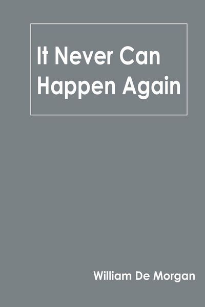 Produktbild: It Never Can Happen Again