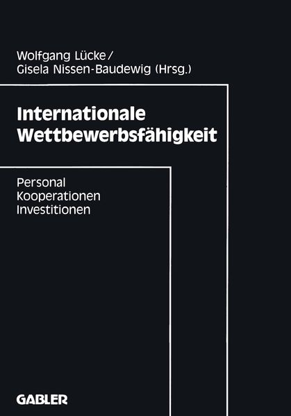 Produktbild: Internationale Wettbewerbsf&auml;higkeit