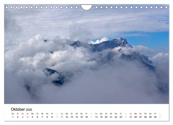 Produktbild: Zugspitz-Impressionen (Wandkalender 2026 DIN A4 quer), CALVENDO Monatskalender