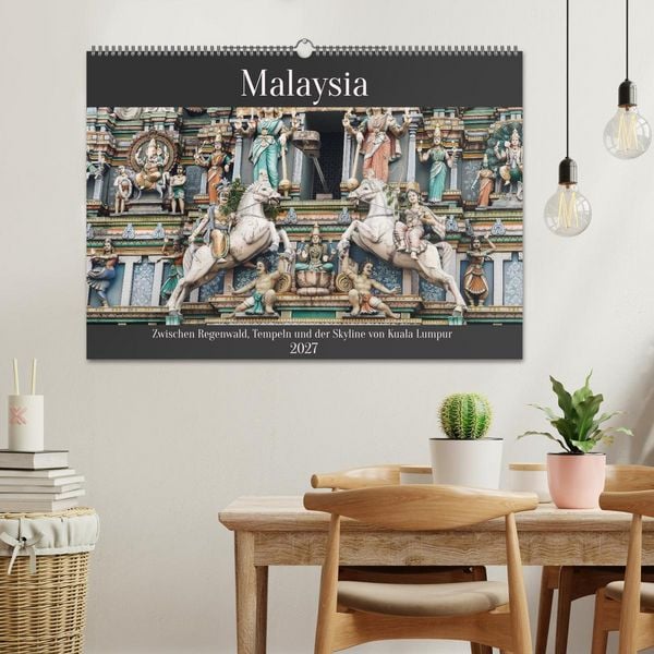 Produktbild: Malaysia &ndash; Zwischen Regenwald, Tempeln und Skyline von Kuala Lumpur (Wandkalender 2027 DIN A2 quer), CALVENDO Monatskalender