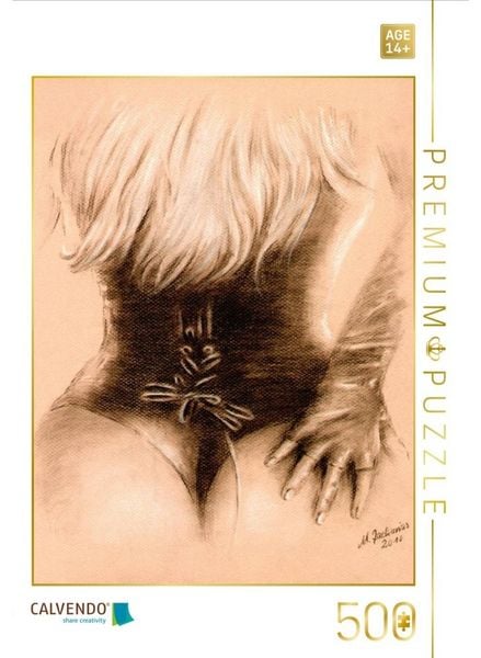 CALVENDO Puzzle Sexy Girl in Dessous | 500 Teile Lege-Größe 48 × 36 cm Foto-Puzzle für Erwachsene