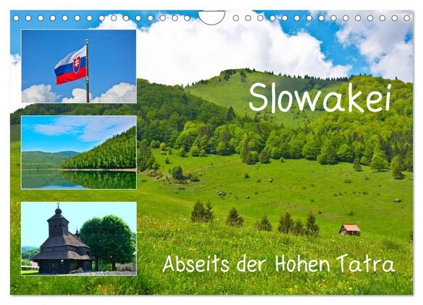 Slowakei - Abseits der Hohen Tatra (Wandkalender 2026 DIN A4 quer), CALVENDO Monatskalender