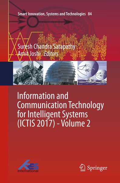 Produktbild: Information and Communication Technology for Intelligent Systems (ICTIS 2017) - Volume 2