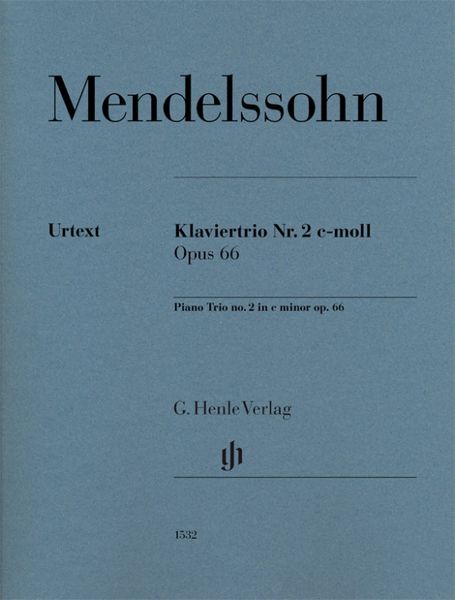 Produktbild: Felix Mendelssohn Bartholdy - Klaviertrio Nr. 2 c-moll op. 66