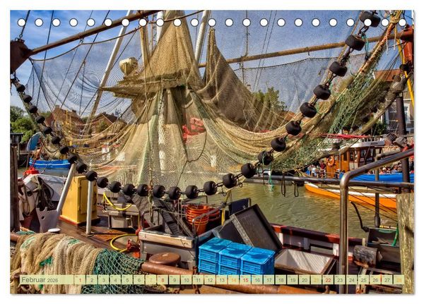 Produktbild: Reise an die Nordsee - Neuharlingersiel (Tischkalender 2026 DIN A5 quer), CALVENDO Monatskalender
