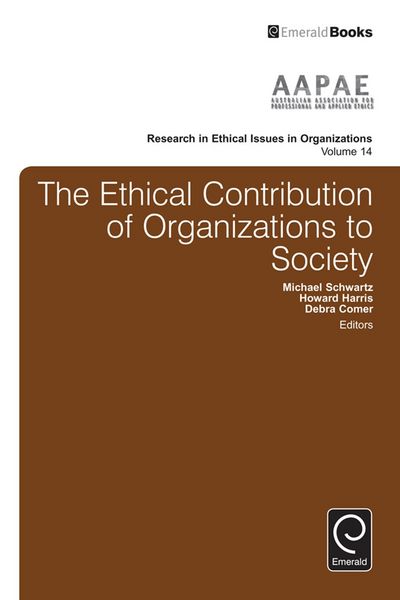 Produktbild: Ethical Contribution of Organizations to Society