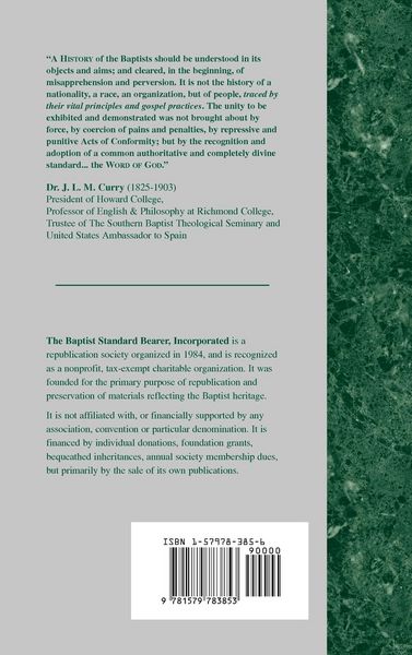 Produktbild: Memorials of Baptist Martyrs