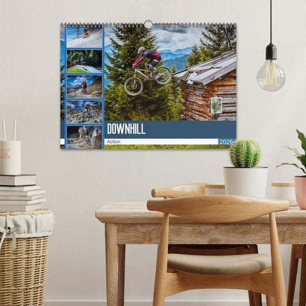 Produktbild: Downhill Action (Wandkalender 2026 DIN A3 quer), CALVENDO Monatskalender