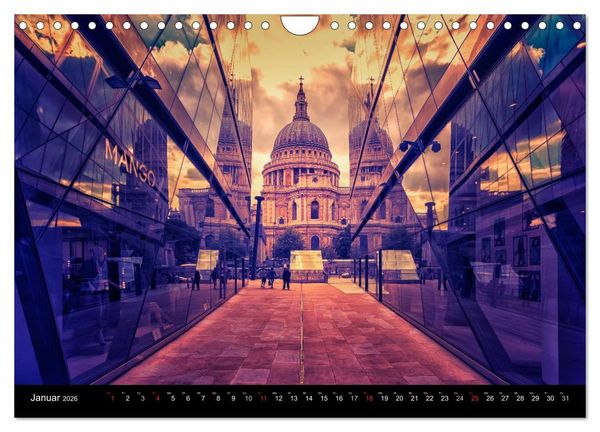 Produktbild: Weltmetropole London (Wandkalender 2026 DIN A4 quer), CALVENDO Monatskalender