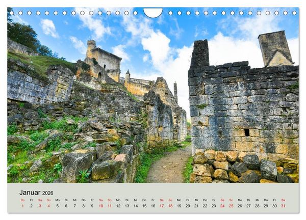 Produktbild: Frankeichs Bauwerke - Schl&ouml;ser und Burgen in der Grand Nation (Wandkalender 2026 DIN A4 quer), CALVENDO Monatskalender