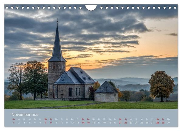 Produktbild: Sch&ouml;ne Aussichten in die Fr&auml;nkische Schweiz (Wandkalender 2026 DIN A4 quer), CALVENDO Monatskalender
