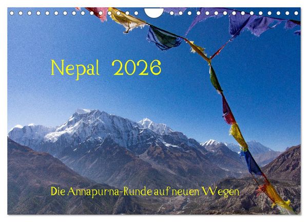 Produktbild: NEPAL - rund um die Annapurna (Wandkalender 2026 DIN A4 quer), CALVENDO Monatskalender