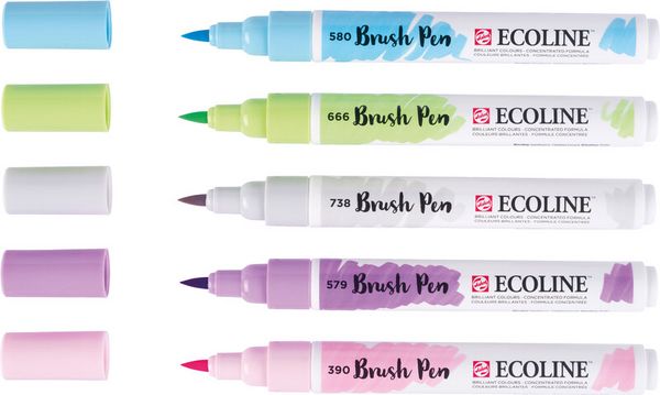 Produktbild: Brush Pen 5er Set Pastel