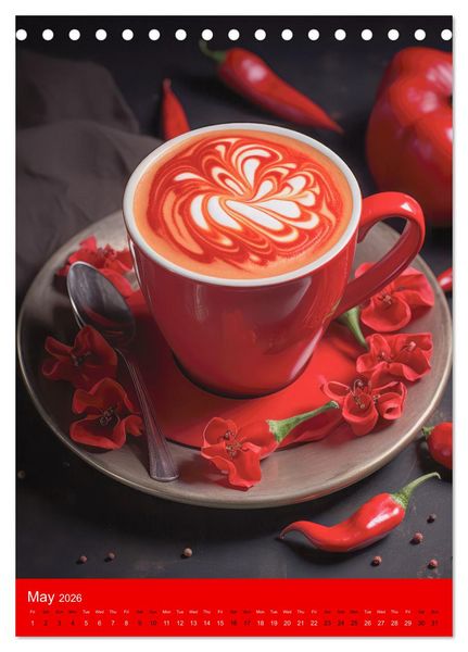 Produktbild: Food Fusion Fantasies (Desk Calendar 2026 DIN A5 portrait), CALVENDO 12 Month DeskCalendar