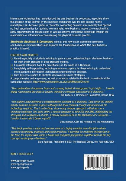 Produktbild: Electronic Business & Commerce