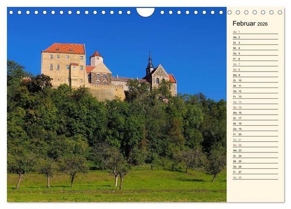 Produktbild: Saale-Unstrut - Region aus Wein und Stein (Wandkalender 2026 DIN A4 quer), CALVENDO Monatskalender