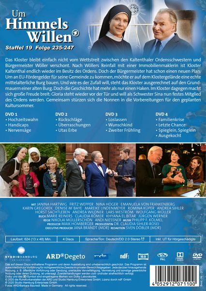 Produktbild: Um Himmels Willen - Staffel 19 [4 DVDs]