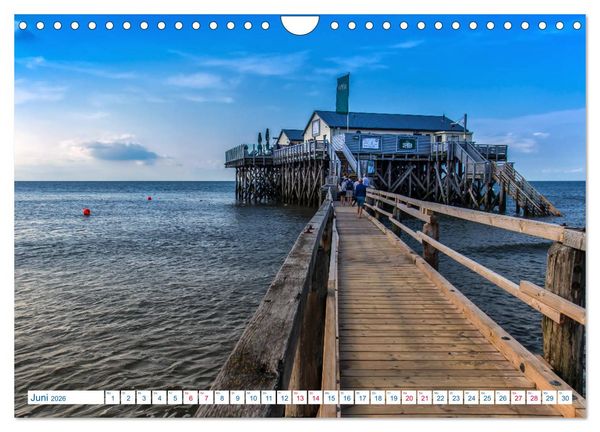 Produktbild: St. Peter-Ording Stranderlebnisse (Wandkalender 2026 DIN A4 quer), CALVENDO Monatskalender