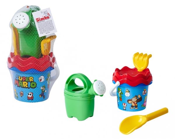Simba 109234593 - Super Mario Baby-Eimergarnitur (Eimer 11cm), 5-teilig,  Sandspielzeug' kaufen - Spielwaren