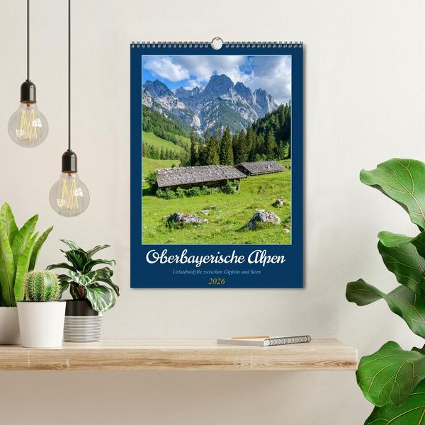Produktbild: Oberbayerische Alpen (Wandkalender 2026 DIN A3 hoch), CALVENDO Monatskalender