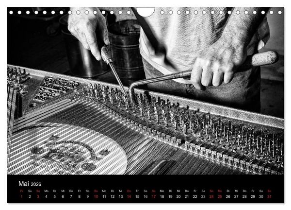 Produktbild: Klavierbau (Wandkalender 2026 DIN A4 quer), CALVENDO Monatskalender