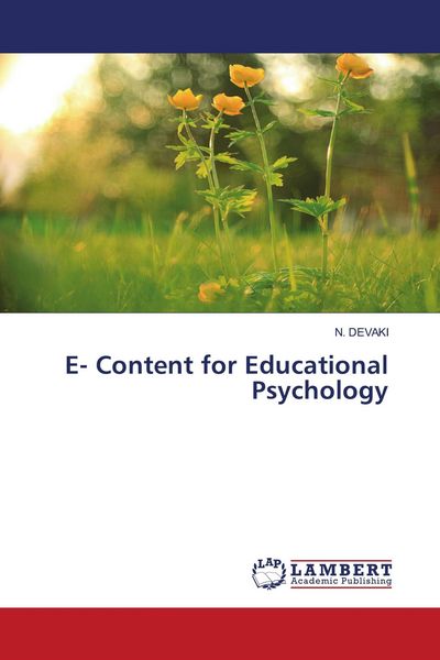 Produktbild: E- Content for Educational Psychology