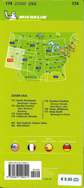 Produktbild: Michelin Californien Nevada