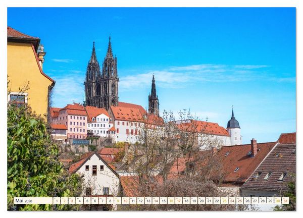 Produktbild: Meissen in Sachsen - Stadtansichten mit Seele Fotografiert von Tanja Riedel (Wandkalender 2026 DIN A2 quer), CALVENDO Monatskalender