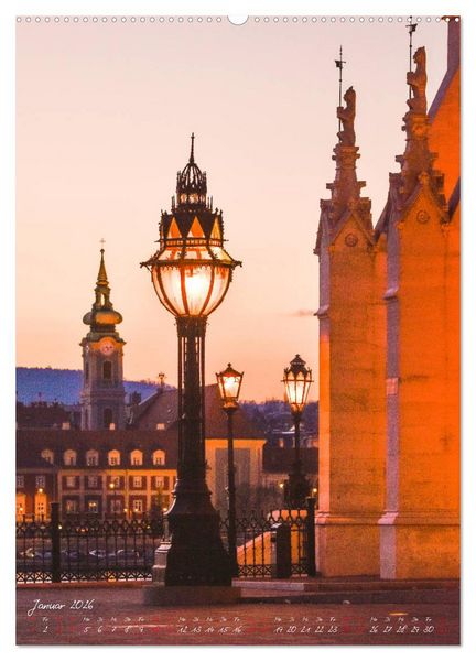Produktbild: Budapest - Ein malerischer Spaziergang (hochwertiger Premium Wandkalender 2026 DIN A2 hoch), Kunstdruck in Hochglanz