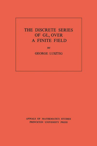 Produktbild: Discrete Series of GLn Over a Finite Field