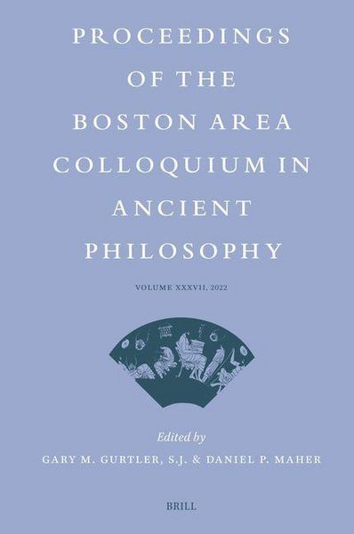 Produktbild: Proceedings of the Boston Area Colloquium in Ancient Philosophy