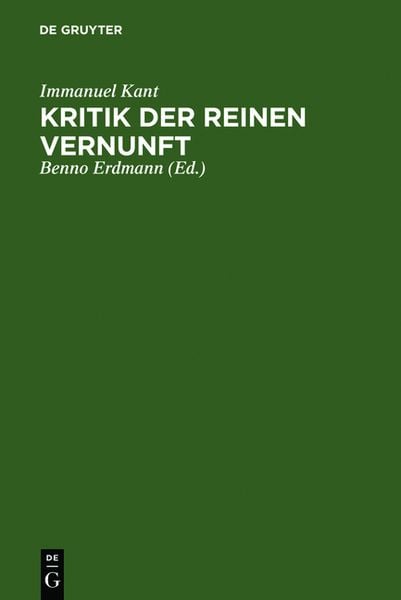 Produktbild: Kritik der reinen Vernunft