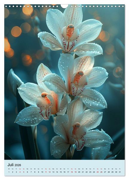 Produktbild: Orchideen Poesie (Wandkalender 2026 DIN A3 hoch), CALVENDO Monatskalender
