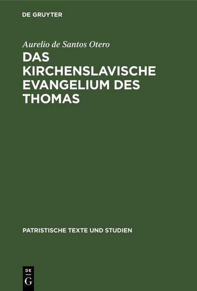 Produktbild: Das kirchenslavische Evangelium des Thomas