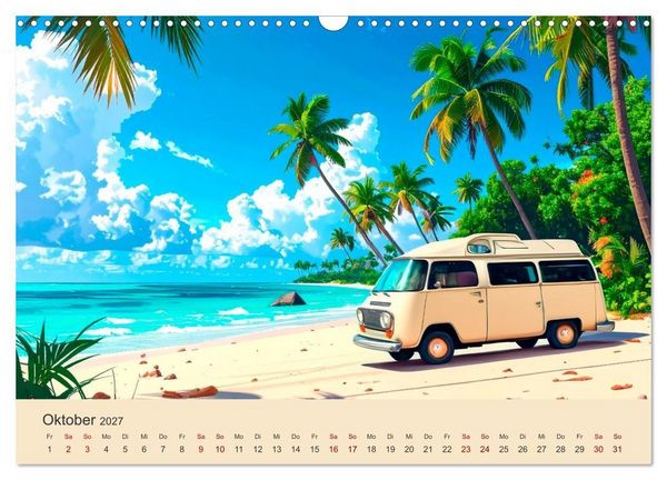 Produktbild: Vanlife Ein Leben auf der Stra&szlig;e (Wandkalender 2027 DIN A3 quer), CALVENDO Monatskalender