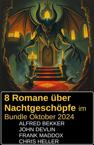 Produktbild: 8 Romane &uuml;ber Nachtgesch&ouml;pfe im Bundle Oktober 2024