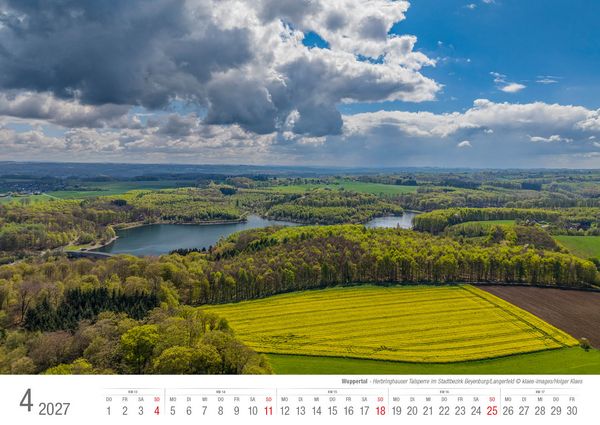 Produktbild: Wuppertal 2027 Bildkalender A3 Spiralbindung