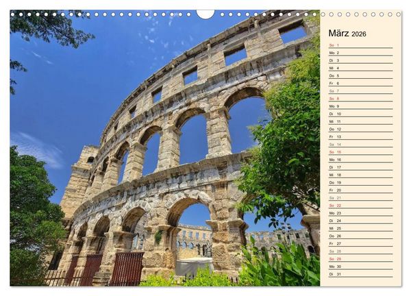 Produktbild: Istrien (Wandkalender 2026 DIN A3 quer), CALVENDO Monatskalender