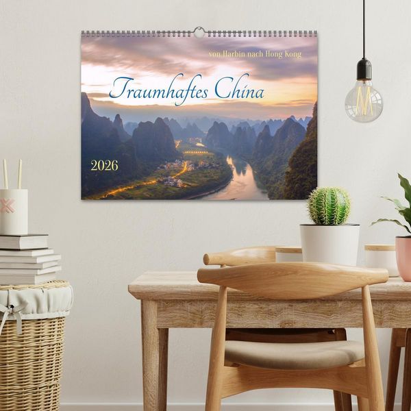 Produktbild: Traumhaftes China (Wandkalender 2026 DIN A3 quer), CALVENDO Monatskalender