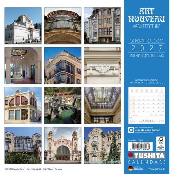Produktbild: Art Nouveau Architecture 2027