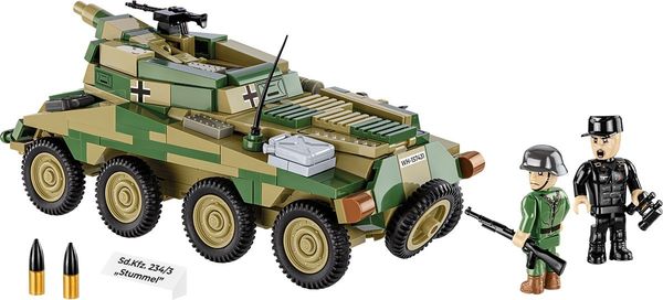 Produktbild: COBI Historical Collection 2288 - Sd. Kfz. 234/3 Stummel, WWII, Panzer, Bausatz, 1:35, 438 Bauteile