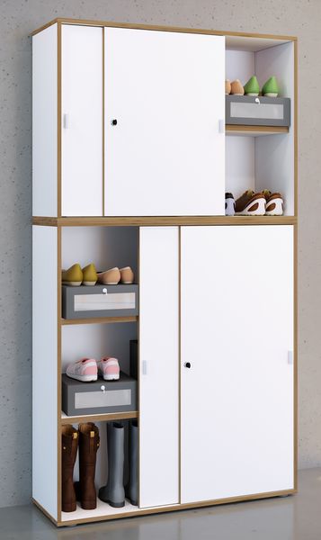 Produktbild: B&uuml;roschrank Aktenschrank Schiebet&uuml;ren Salia 5fach
