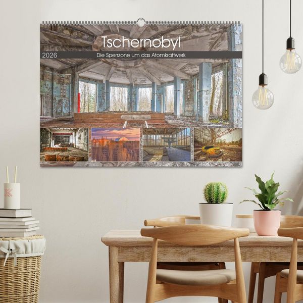 Produktbild: Tschernobyl - Die Sperrzone um das Atomkraftwerk (Wandkalender 2026 DIN A2 quer), CALVENDO Monatskalender
