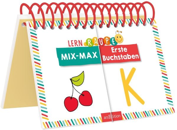 Lernraupe – Mix-Max Erste Buchstaben, Taschenbuch von , arsedition, 978-3-8458-6171-5