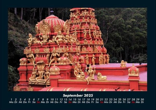Produktbild: Tempel unserer Erde 2025 Fotokalender DIN A4