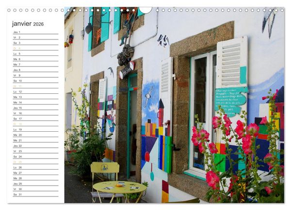 Produktbild: Bretagne Finist&egrave;re balade estivale &agrave; Camaret-sur-Mer (Calendrier mural 2026 DIN A3 vertical), CALVENDO calendrier mensuel