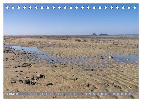 Produktbild: Le Mont-Saint-Michel - Sagenumwobener Klosterberg im Watt (Tischkalender 2026 DIN A5 quer), CALVENDO Monatskalender