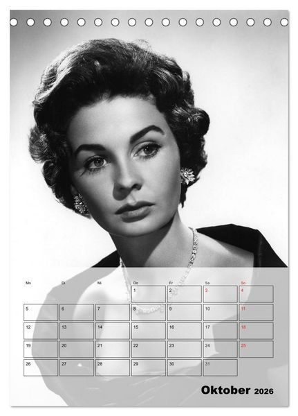 Produktbild: Filmstars der goldenen Leinwandjahre (Tischkalender 2026 DIN A5 hoch), CALVENDO Monatskalender
