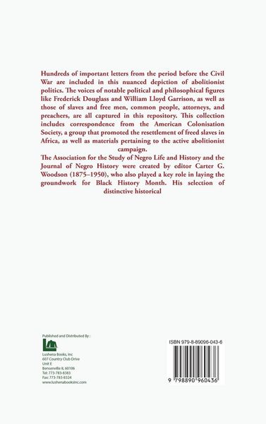Produktbild: The Mind of the Negro As Reflected in Letters During the Crisis 1800-1860