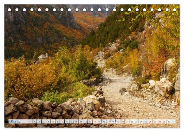 Produktbild: Abenteuer Theth - Unterwegs in den Albanischen Alpen (Tischkalender 2027 DIN A5 quer), CALVENDO Monatskalender